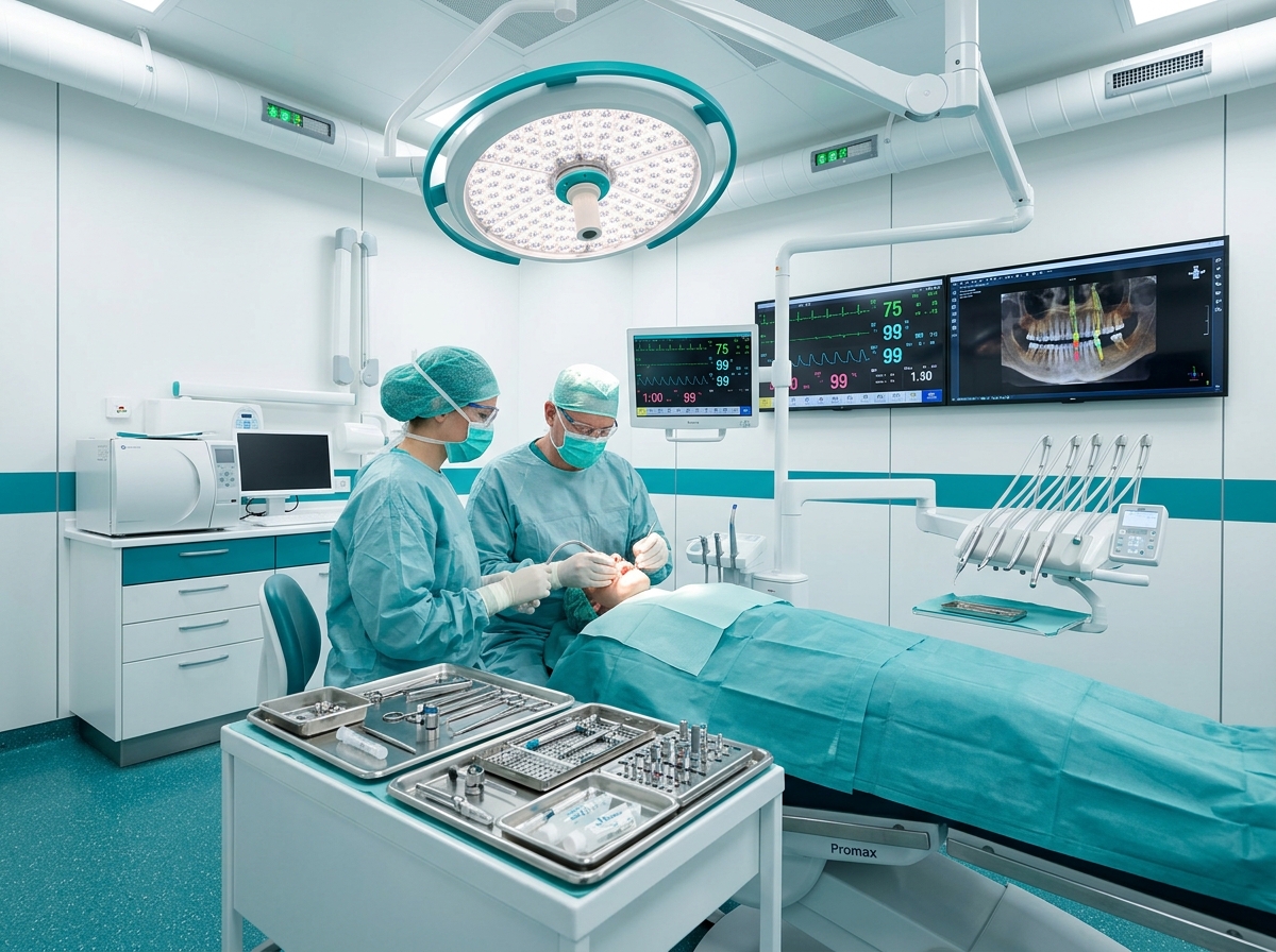 Phòng phẫu thuật cấy ghép Implant vô trùng tuyệt đối