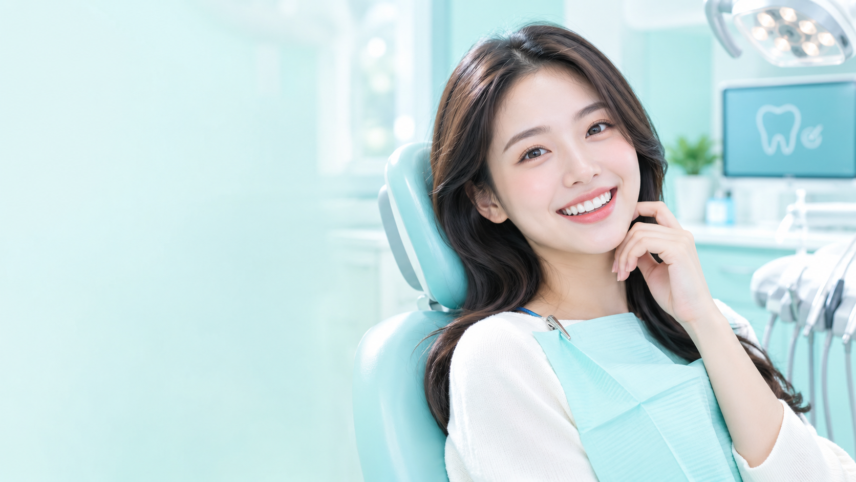 Nụ cười tự nhiên, ăn nhai thoải mái
